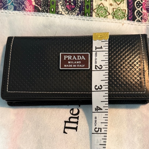Prada Textured Black Wallet - Picture 6 of 6
